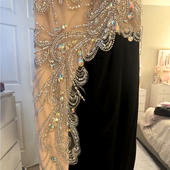 Jovani Cache Black Jeweled Formal Gown - Picture 6 of 8